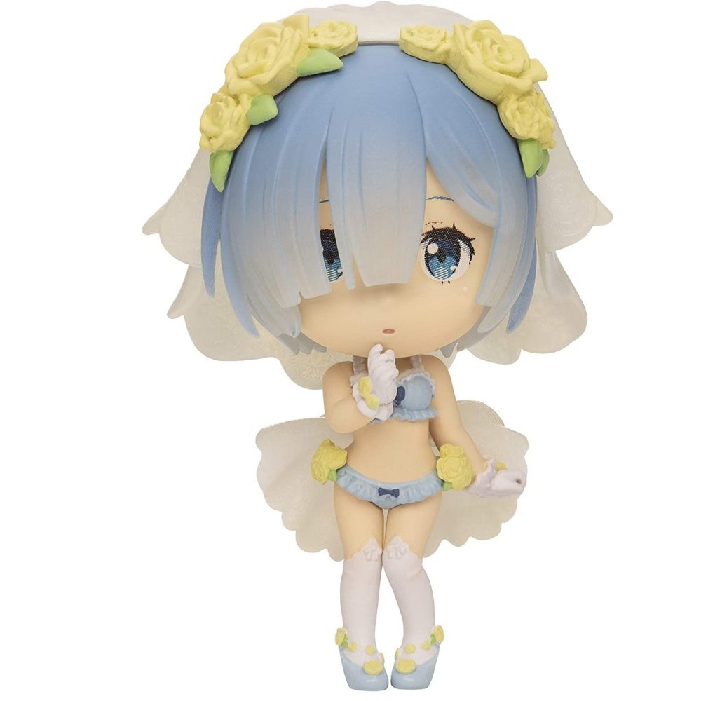 Banpresto 16201 Re:Zero Chibikyun Rem Mini Figure